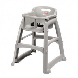 Stapelbarer Hochstuhl Platin - Rubbermaid - Fourniresto