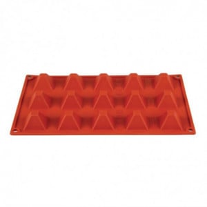 Moule 15 Pyramides en Silicone Formaflex - Pavoni