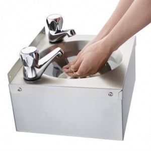 Mini stainless steel hand wash basin - Vogue