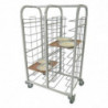 Clearing trolley in steel 20 trays - FourniResto