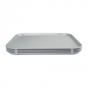 Plateau self-service gris 350 x 450mm - Olympia KRISTALLON - Fourniresto