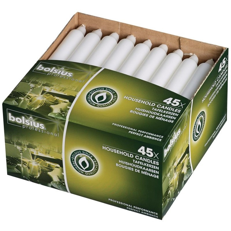 Candles bistro 177mm white - FourniResto - Fourniresto