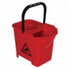 Seau essoreur rouge 14L - Jantex - Fourniresto