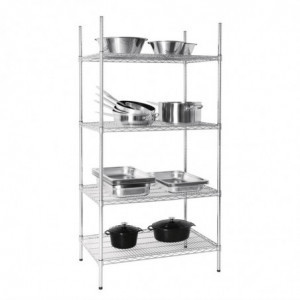 Shelf Kit 4 Levels - W 915 x D 610 mm - Vogue