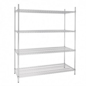 Shelf Kit 4 Levels - W 1525 x D 610 mm - Vogue