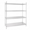 Shelf Kit 4 Levels - W 1525 x D 610 mm - Vogue