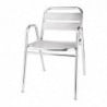 Stackable Aluminum Chairs - Set of 4 - Bolero - Fourniresto