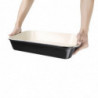 Roasting dish in black cast iron 405 x 250mm - Vogue - Fourniresto