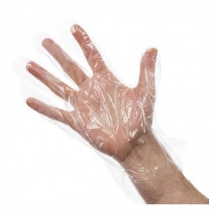 Gants Jetables Transparents - Lot de 100 - FourniResto