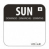 Soluble Labels for Food "Sunday" - Box of 1000 - Vogue