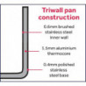 Triple Layer Braising Pan - 7L - Vogue