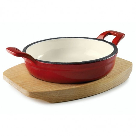 Round Magma Red Casserole Dish - Ø 18.5 Cm - Lacor