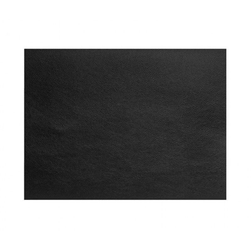 Set De Table Rectangulaire En Cuir Noir Grainé Cos - 45X30 Cm - Lacor