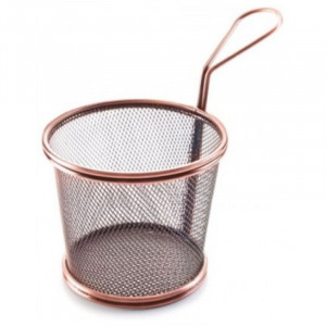 Panier Conique En Inox Bronze - Ø 12 Cm - Lacor