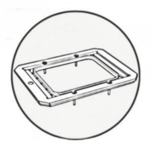 Mold for Automatic Thermo-sealer VG 600 and 800 - GN 1/2 - LAVEZZINI