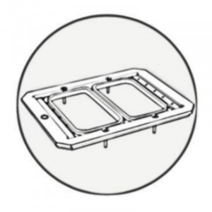 Form für Automatische Thermoschweißmaschine VG 600 und 800 - GN 1/4 - LAVEZZINI