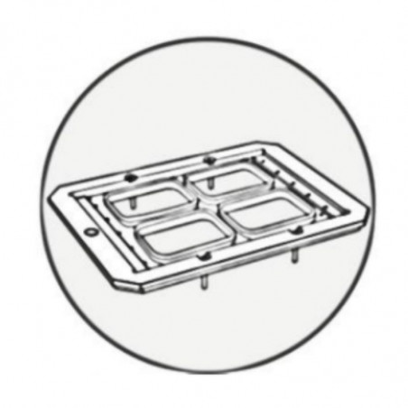 Form für Automatische Thermoschweißmaschine VG 600 und 800 - GN 1/8 - LAVEZZINI