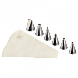 Boîte de 6 Douilles en Inox avec Poche Coutil 300 mm - Tellier