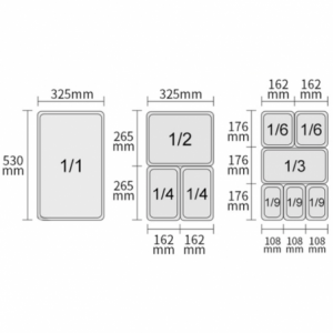 Gastronorm-Behälter GN 1/4 - 4 L - T 150 mm