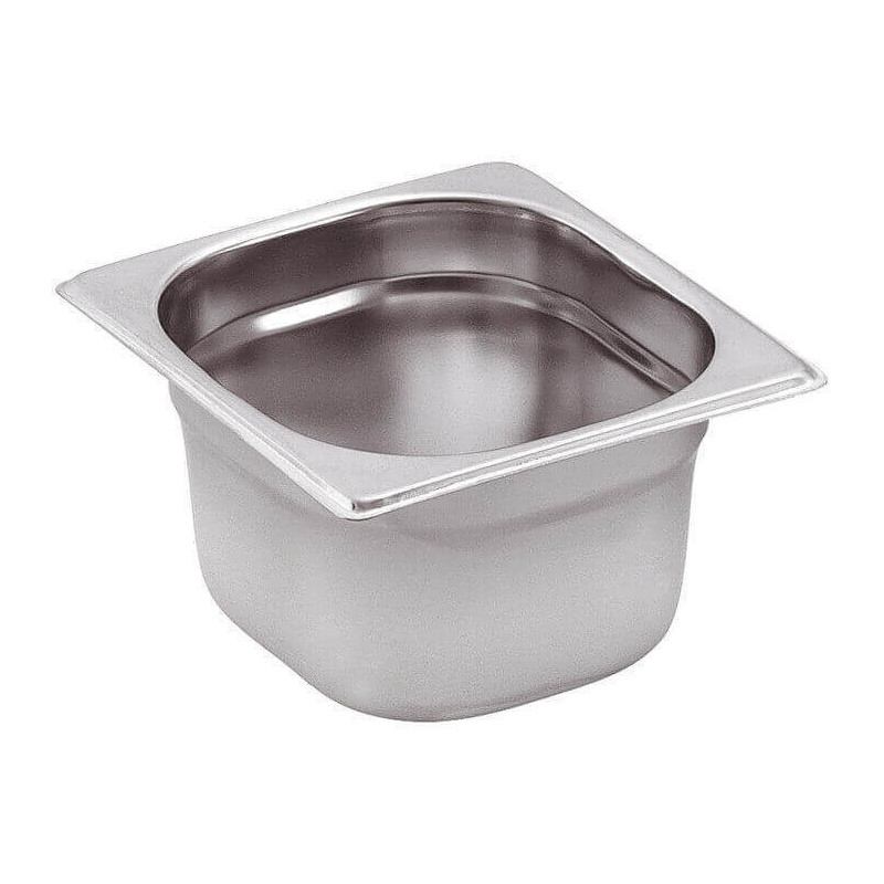 Bac Gastro GN 1/6 Inox - Tiefe 65 mm - 1 L - FourniResto