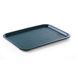 Rectangular Fast-Food Tray Green - 415 x 305 mm