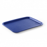 Plateau Rectangulaire Fast Food - Petit Modèle 265 x 345 mm - Bleu