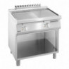 Snackplatte 1/2 Glatt, 1/2 Gerillt Breite 800 - Gas