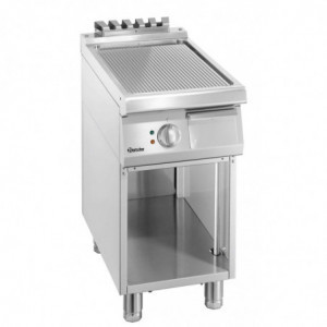 Gerillte Snackplatte Breite 400 mm - Gas