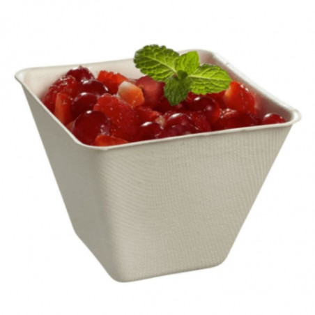 Verrine Smaragd aus Zuckerrohrpüree - 220 ml - Packung mit 100