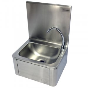 Knee-Operated Hand Wash Basin