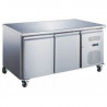 Positive Refrigerated Table 2 Doors 228 L Ventilated Stainless Steel