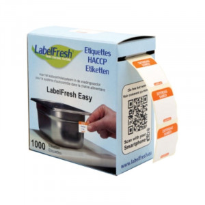 Etikett für die Rückverfolgbarkeit Label FreshEasy - Samstag - 30 x 25 mm - Packung mit 1000