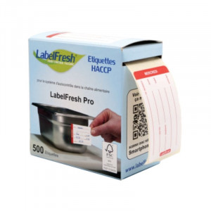 Etikett für die Rückverfolgbarkeit LabelFresh Pro - Mittwoch - 70 x 45 mm - Packung mit 500 - LabelFresh