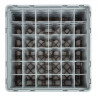 Glass Rack 36 Compartments Camrack Beige - W 500 x D 500mm - Cambro