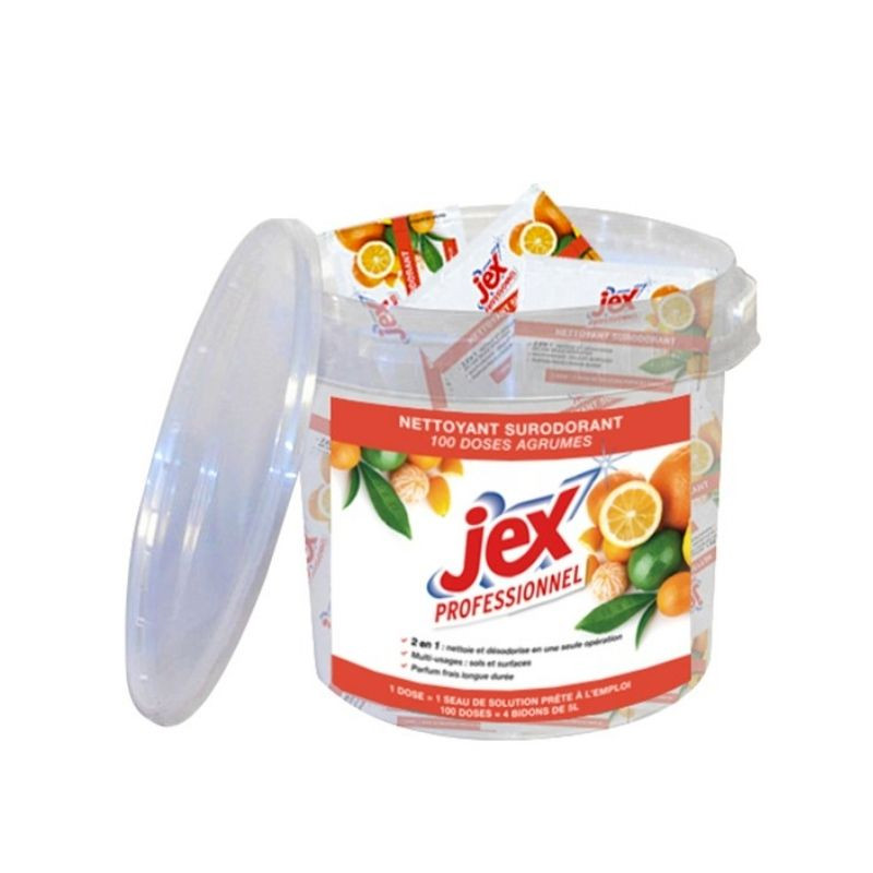 Reinigungsdosen mit Zitrusduft - Packung mit 100 - Jex Reinigungsdosen mit Zitrusduft - Packung mit 100 - Jex
