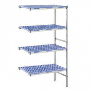 Modular Shelving In Angle 4 Levels 400 X 1653Mm - Refurbished