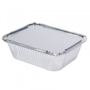 Aluminum Tray With Lid "Combi Pack" - 450ml - Pack of 100