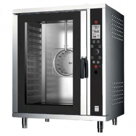 Four Mixte Professionnel Numérique LCD à Gaz - 10 Levels GN 1/1 - VESTA