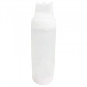 Plastic Bottle with 3 Pouring Spouts - 600 ml - Ideal for Catering