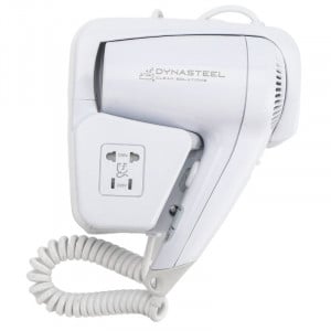 Wall-Mounted Hair Dryer 1100 W White — Hotel & Spa