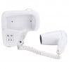 Wall-Mounted Hair Dryer 1100 W White — Hotel & Spa