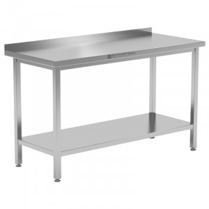 Tisch aus Edelstahl Dynasteel: Robust und praktisch - 1400x700mm