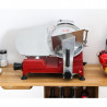 Schwerkraft-Schneidemaschine für Schinken 250 mm 150 W Aluminium