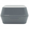 Reusable Grey XL Burger Box in PP - Set of 24