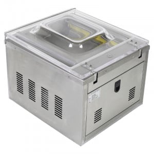 Vakuumverpackungsmaschine mit Glocke 900 W - Schweißnaht 400 mm Edelstahl