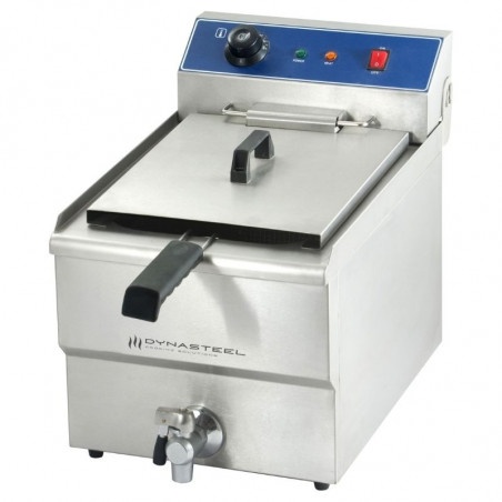 Professionelle Fritteuse 13 L mit Ablass - Generalüberholt