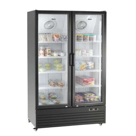 Positive and Negative Refrigerated Cabinet - 2 Glass Doors - 820 L - Bartscher