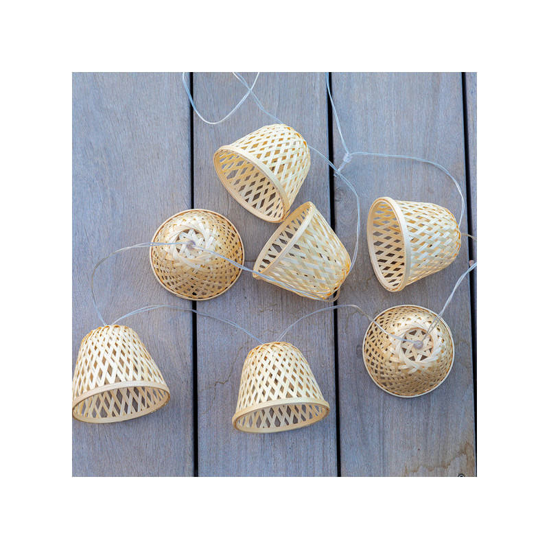 Guirlande Lumineuse Bambou Solaire et Prise LED - Chill Hybrid - Lumisky