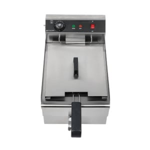 Professionelle Fritteuse 13 L 3000 W mit Ablass - Edelstahl