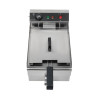 Professionelle Fritteuse 13 L 3000 W mit Ablass - Edelstahl